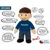 panacek ostravak 32cm na baterie mluvici po ostravsku 0m v sacku