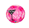 Fóliový balónek kulatý Hen Night 46 cm