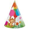 Party čepičky Zvířátka v džungli 6 ks