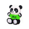 Plyšová panda s barevným tričkem a jménem 17 cm
