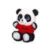 Plyšová panda s barevným tričkem a jménem 17 cm