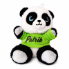 Plyšová panda s barevným tričkem a jménem 17 cm