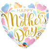 Fóliový balónek srdce 46 cm Happy Mother´s Day