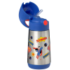 B.box Termoska na pití s brčkem 350 ml - Superman