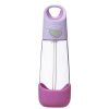 B.Box lahev na pití s brčkem 600 ml - Sugar Plumb