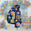 Fóliový balónek 66 cm číslo 4 Paw Patrol modrý