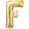 Fóliový balónek 81 cm písmeno F, dvě barvy