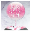Balónková bublina Baby Girl 56cm
