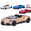 Kinsmart Bugatti Mistral 13cm 1:36 kov zpětný chod