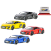 Audi R8 coupe kov 1:36 13cm na zpětný chod