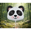 Fóliový balónek s tyčkou - Panda - 36 cm