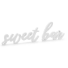 Dekorace - dřevěný nápis - Sweet bar - 37 x 10 cm