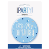Placka It´s My Birthday - modrá