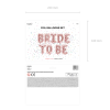 Fóliové balónky text - Bride To Be - 340 x 35 cm - rose gold