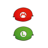Party kšiltovky Super Mario - 8 ks