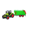 Traktor zelený s vlečkou 37cm na setrvačník