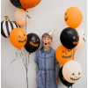 Kulaté latexové balónky 30 cm - Dýně mix Halloween - 50 ks