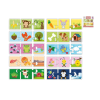 Puzzle - Kde žijí - 10 obrázků po třech dílcích