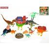 DinoWorld Sada dinosaurů s doplňky 19 ks