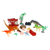 DinoWorld Sada dinosaurů s doplňky 19 ks