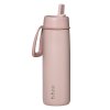 B.box Nerezová termolahev s brčkem 690 ml - blush crush