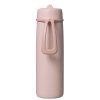 B.box Nerezová termolahev s brčkem 690 ml - blush crush