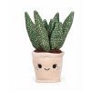Rostlina Aloe vera v květináči plyšová 27 cm
