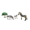 Zebra s mláďaty a stromem - ZooLandia