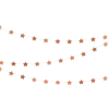 Girlanda hvězdičky rose gold - 360 cm