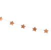 Girlanda hvězdičky rose gold - 360 cm