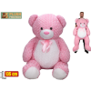 Medvěd růžový plyšový XL 135 cm