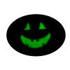 Dýně Halloween svítící ve tmě - oranžová