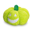 Dýně Halloween plyšová svítící ve tmě - zelená
